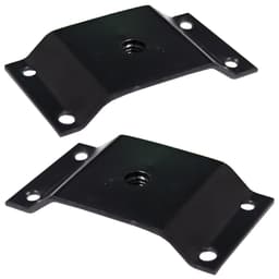 Kit 2 Chapinhas Chapa Elevada Fixação Pés Palito Rosca 5/16 Preto G59