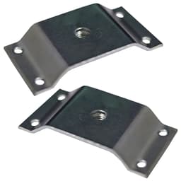 Kit 2 Chapinhas Chapa Elevada Fixação Pés Palito Rosca 5/16 Zincado G59