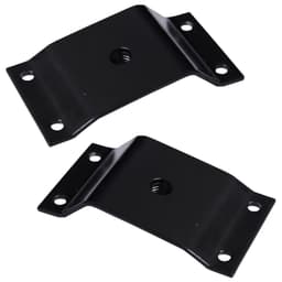 Kit 2 Chapinhas Chapa Inclinada 10º Fixação Pés Palito Rosca 5/16 Preto G59