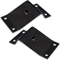 Kit 2 Chapinhas Chapa Inclinada 15º Fixação Pés Palito Rosca 5/16 Preto G59