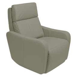 Poltrona Decorativa Reclinável Elétrica Moroni Couro Avelã G43 - Gran Belo