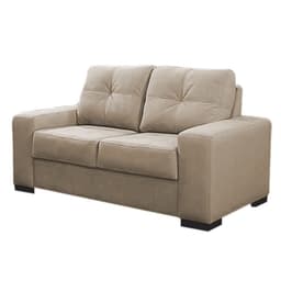 Sofá 2 Lugares 150cm Turim Couro Bege 66 G58 - Gran Belo