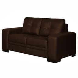 Sofá 2 Lugares 170cm Milano Couro Conhaque - Gran Belo