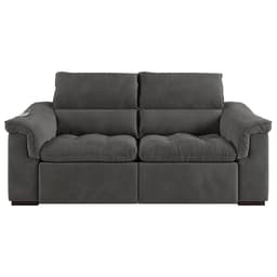 Sofá 2 Lugares 219cm Retrátil e Reclinável Com USB Next Veludo Grafite G46 - Gran Belo