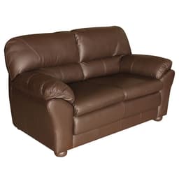 Sofá 2 Lugares Laura 160cm Couro Chocolate G03 - Gran Belo