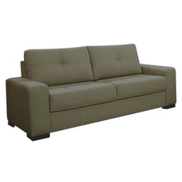 Sofá 3 Lugares 200cm Turim Couro Cinza - Gran Belo