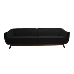 Sofá 3 Lugares Boomer 230cm PU Sintético Preto G15 - Gran Belo