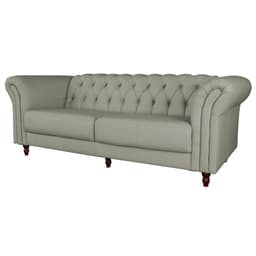 Sofá 3 Lugares Maggiore 200cm Couro Fendi - Gran Belo