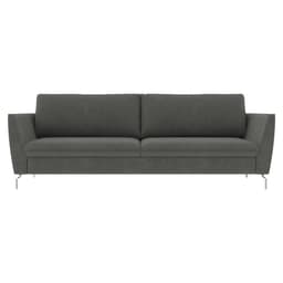 Sofá Decorativo Sala de Estar 210cm Olívia Suede Grafite G52 - Gran Belo