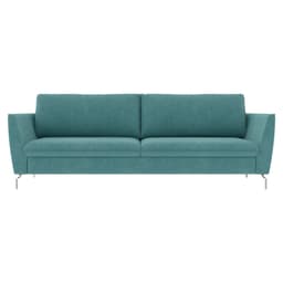 Sofá Decorativo Sala de Estar 230cm Olívia Suede Turquesa G52 - Gran Belo