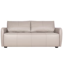 Sofá Decorativo Sala de Estar Lily 3 Lugares 200cm Couro Off White G34 - Gran Belo