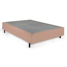 Base para Cama Box Casal Guldi (38x138x188) Natural e Cinza