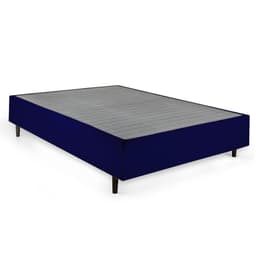 Base para Cama Box King Guldi (38x193x203) Azul e Cinza