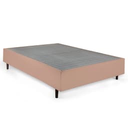 Base para Cama Box King Guldi (38x193x203) Natural e Cinza