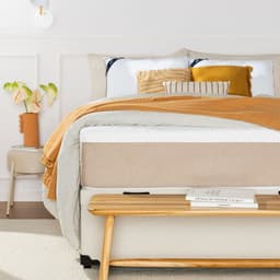 Colchão King Guldi Massageador Quântico Molas Ensacadas (30x193x203) Branco e Bege