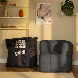 Módulo Canto Sofá Guldi Popup Linho Grafite