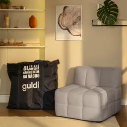 Módulo Central Sofá Guldi Popup Linho Cru