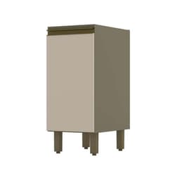 Balcão de Cozinha Évelin 1 Porta Duna e Cristal 40 cm