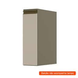 Balcão de Cozinha Porta Condimentos Évelin 1 Porta Duna e Cristal