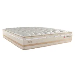 Colchão King Koln Mola Maxspring (33x193x203) Creme e Branco