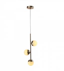 Pendente Kepner 3 Lampadas Gold - Hevvy