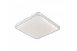 Plafon Led Fiann 44Cm Quadrado Branco Sobrepor - Hevvy