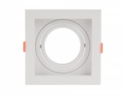 Spot De Embutir Linha Modular Branco 13X13 - Hevvy - O-132Ar70Bc