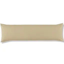 Fronha para Travesseiro Body Pillow com Zíper 40x140cm Avelã