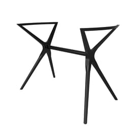 Base para Mesa de Cozinha Retangular Baletto Preta (56x126 cm)