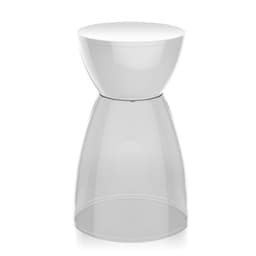 Banco Rad Polipropileno Branco e Cristal I'M IN