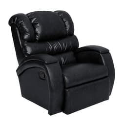 Poltrona Reclinável com Balanço e Giro Imperial Zero Wall Preta
