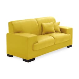 Sofá 2 Lugares Manuela Suede Amarelo