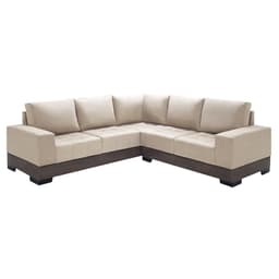 Sofá de Canto 4 Lugares Patrícia Suede Areia