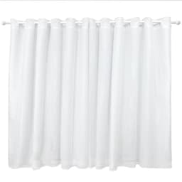 Cortina de Renda com Forro 2,80mx1,20m Branca Clássica Panta