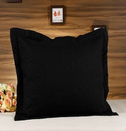 Porta travesseiro 150 Fios Matelado - Preto