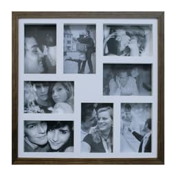 Painel de Fotos Bee Collection 43X43 Rustics 8 Fotos 10x15 Imbuia Kapos