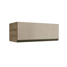 Armário Aéreo Bruges I 1 Porta Nogal 80 cm