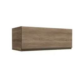 Armário Aéreo Bruges II 1 Porta Nogal 80 cm