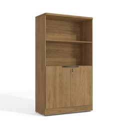 Armário Versátil com Nicho 2 PT Marrom 161 cm