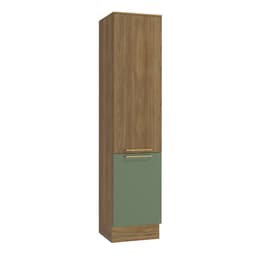 Paneleiro Botanic 2 Portas Nogueira e Verde Oliva