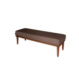 Banco 2 Lugares Grazi Marrom e Amêndoa 160 cm