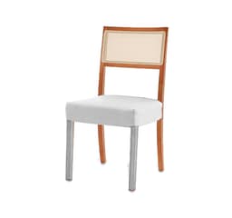 Encosto Aberto Palha Iguatemi Madeira Maciça Avelã