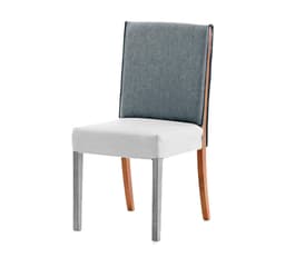 Encosto Debrum Iguatemi Madeira Maciça Avelã Linho Cinza