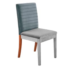 Encosto Matelassê Iguatemi Madeira Maciça Avelã Linho Cinza