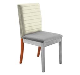 Encosto Matelassê Iguatemi Madeira Maciça Avelã Linho Cru