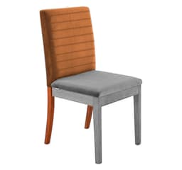 Encosto Matelassê Iguatemi Madeira Maciça Avelã Corino Caramelo