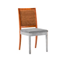 Encosto Moldura Iguatemi Madeira Maciça Avelã Corino Caramelo