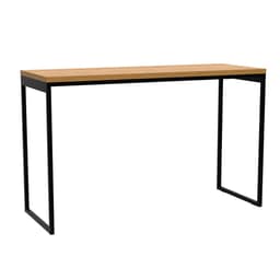 Escrivaninha Stanford Amêndoa e Preta 120 cm