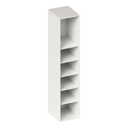 Guarda-Roupa Modulado New Tuyo 5 Prateleiras Branco 45 cm