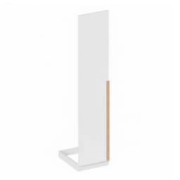 Kit 1 Porta Articulada para Módulo Tuyo com Rodapé Branco e Jequitibá 45 cm